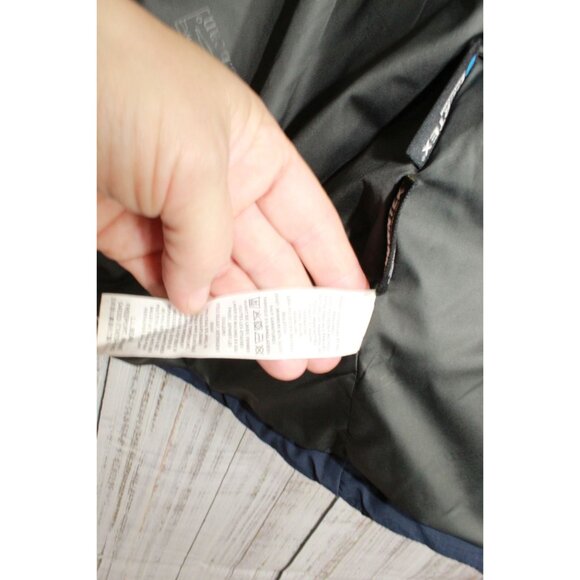 LL Bean Mountain Classic Down Parka Nautical Navy Size XL Tall - Picture 10 of 11